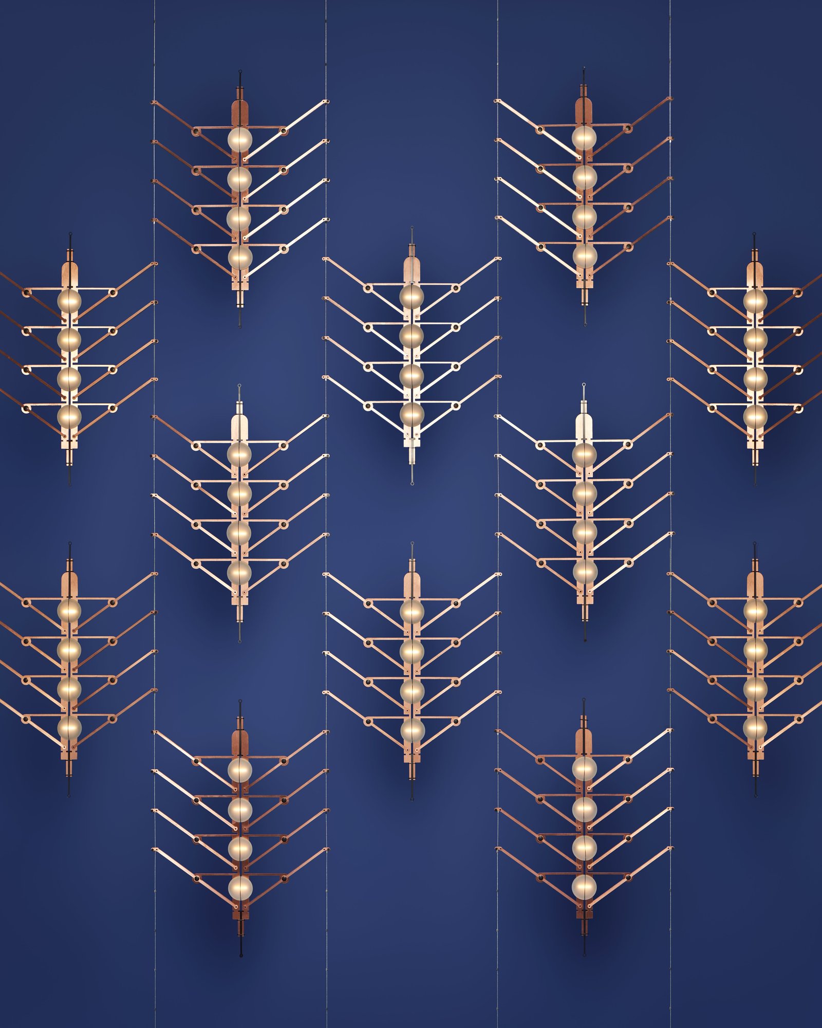 Подвесной светильник VVV composition - 15 modules DCW éditions